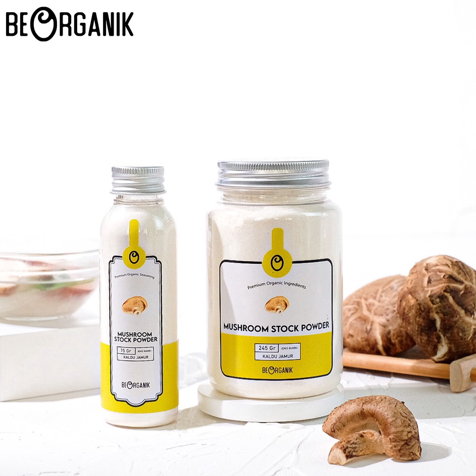 

Ready Stock Beorganik Mushroom Stock Powder (NON MSG) / Kaldu Jamur Big Sale