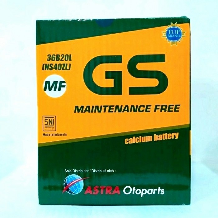 New Aki Mobil Jazz, Freed, Ertiga, Xpander Gs Astra Mf Ns40Zl Aki Kering Kode Ma152