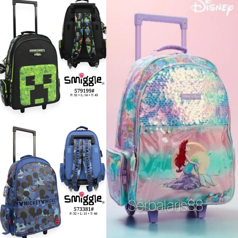 Best Price8e8Ds SMIGGLE Trolley / Tas Trolley Bag Anak / Tas Troli Trolly