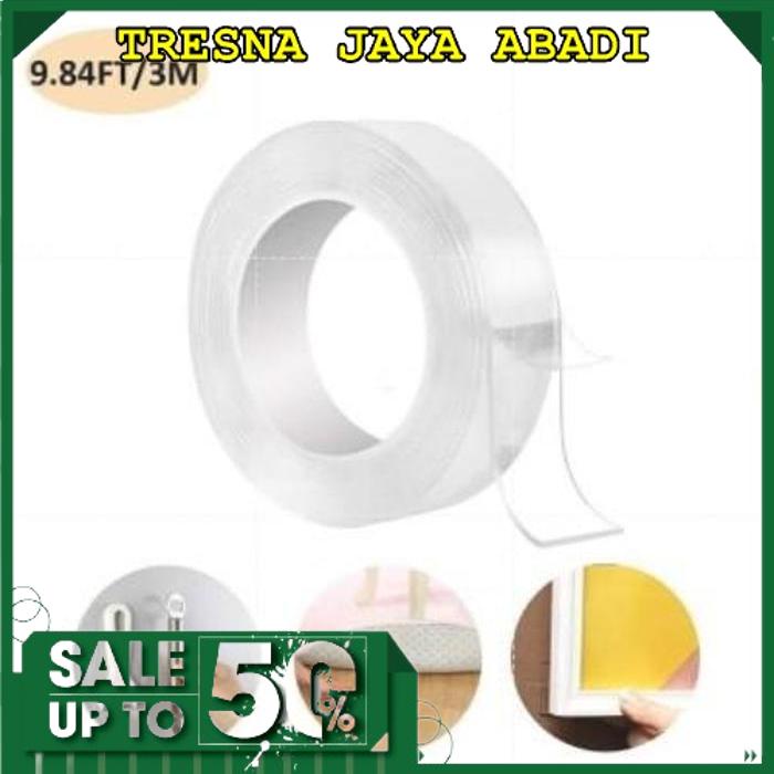 

MAGIC DOUBLE TAPE NANO MAGIC 5M X 30MM ISOLASI REUSABLE WATERPROOF KUALITAS PRODUK TERBAIK