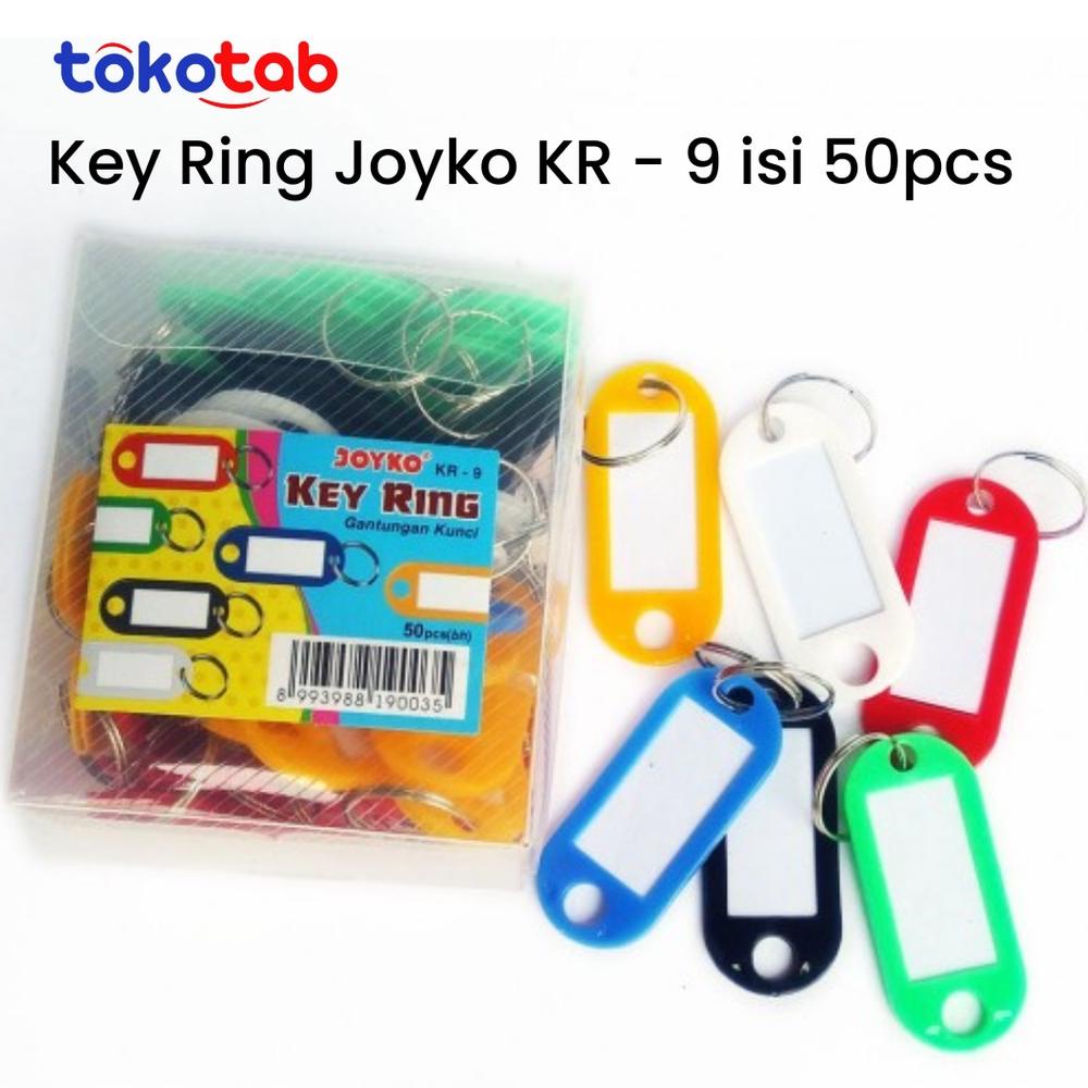 

ERA075 Tokotab - JOYKO KR-9 Gantungan Kunci Key Ring Label Nama ***