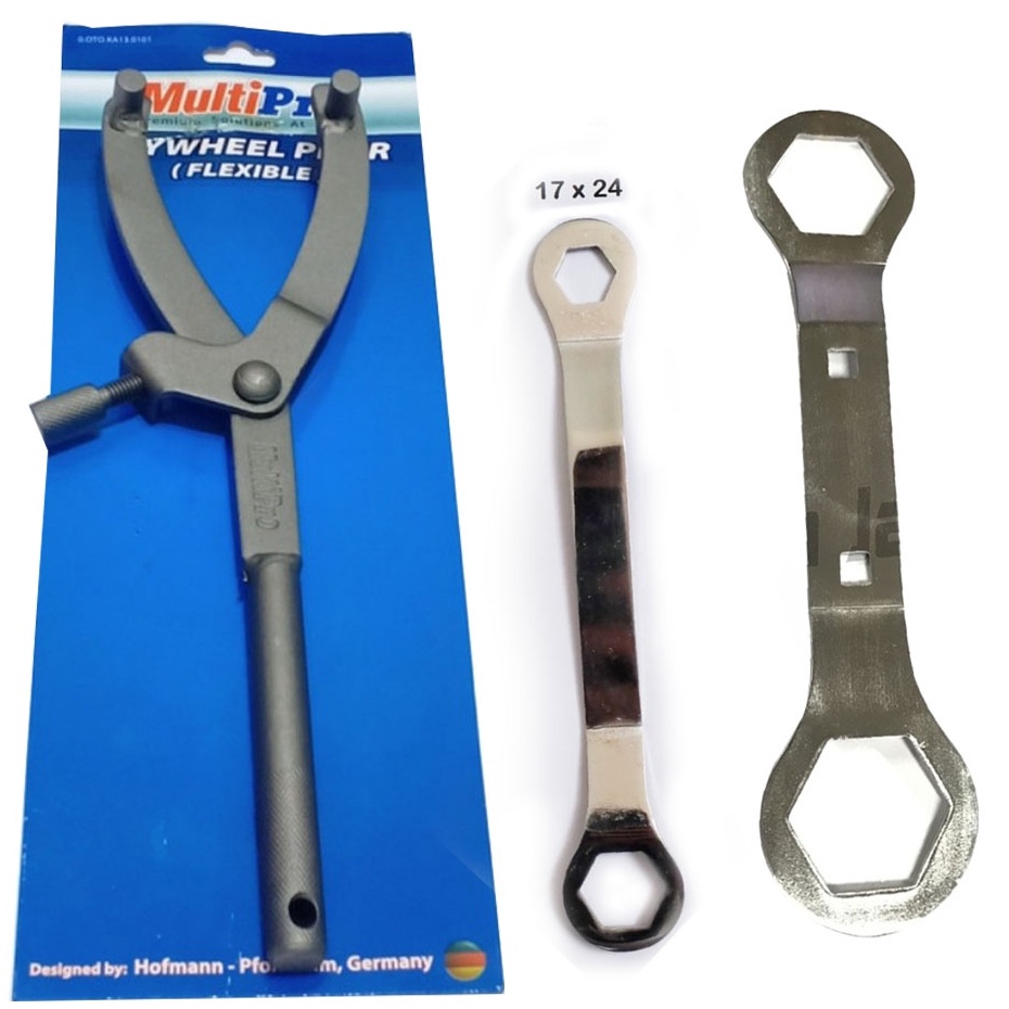 ★★ ARC DTC TERMURAH 3 SET Paket set 3pc Tracker CVT Multipro Kunci mur CVT 39x41 Kunci klep 17x24 BI