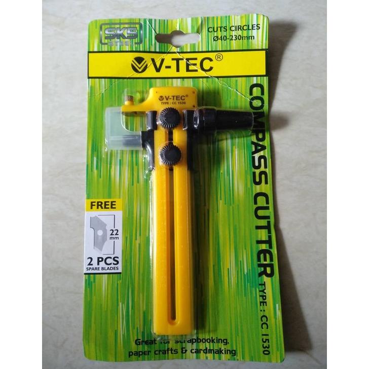

ERA043 V-tec Compass Cutter CC 1530 / Circle Cutter / Pemotong Lingkaran *