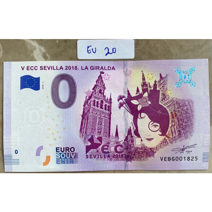 MUST HAVE UANG ZERO EURO V ECC SEVILLA 2018, LA GIRALDA ,EU 020 TERBARU