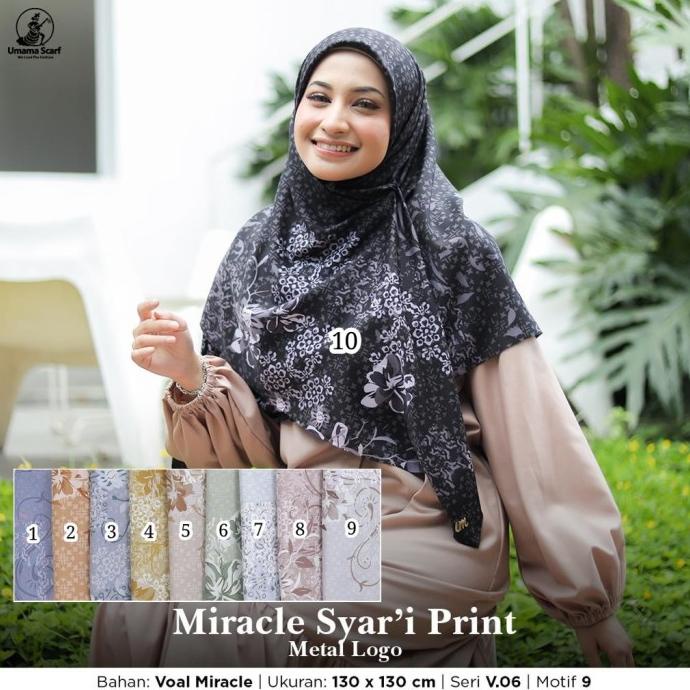Sale Segiempat Syari. Jilbab Damia. Kerudung Segi4 Jumbo Motif. Hijab Syari Termurah
