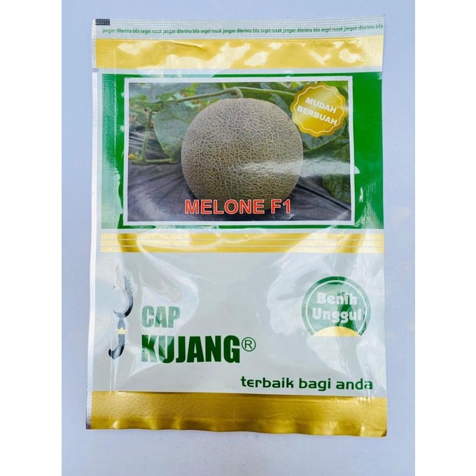 Benih Bibit Melon MELONE F1 Daging Putih Tahan Virus Puret Cap Kujang