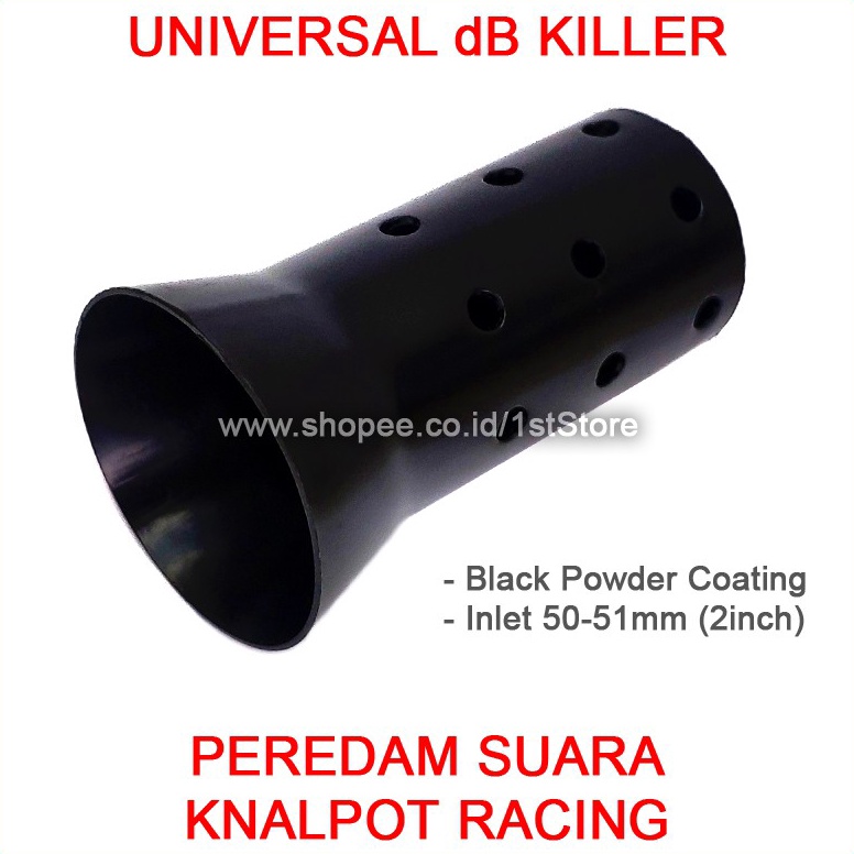 RECOMENDED UNIVERSAL DB KILLER PEREDAM SUARA KNALPOT RACING INLET 50-51MM WRX R9 DBS CLD AKRAPOVIC S