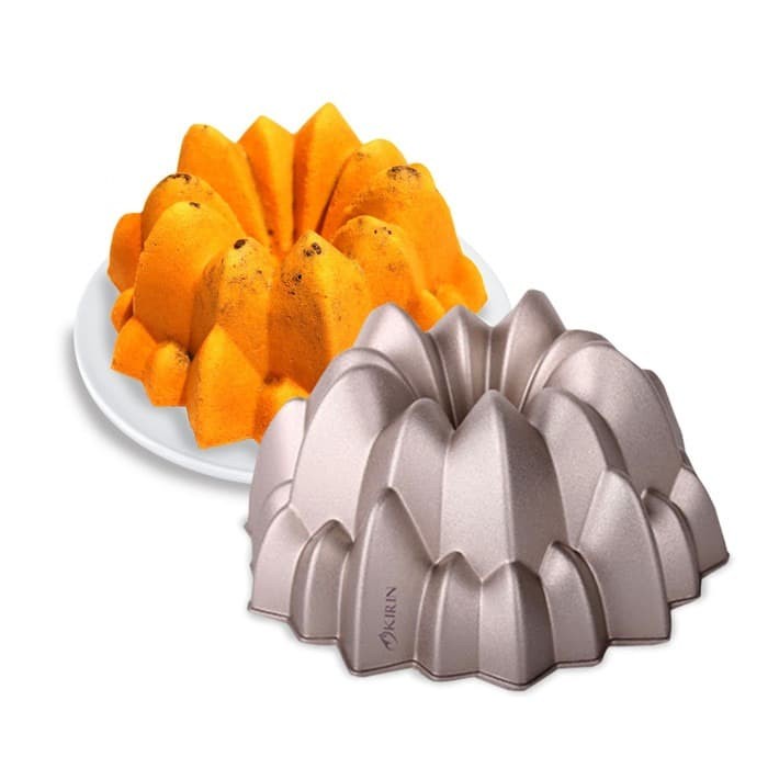 Loyang Kue Premium Cake Pan Anti Lengket Kirin Cascade Champagne Gold