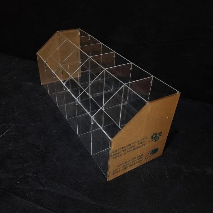 

acrylic rak pensil 2 susun/tempat pulpen