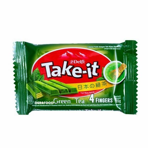 

Ready oke] DELFI TAKE IT 4 FINGERS GREEN TEA MATCHA 35gr