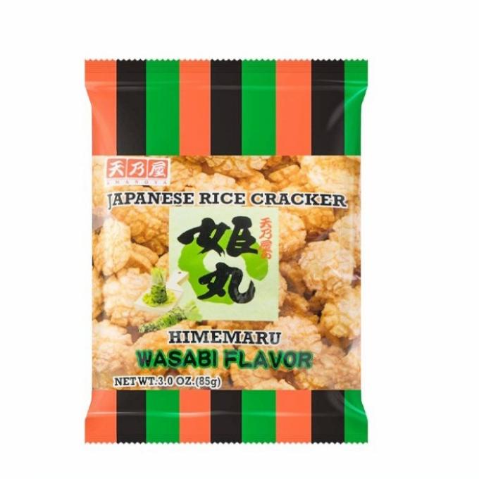 

] AMONAYA HIMEMARU WASABI RICE CRACKERS kerupuk beras rasa WASABI 85 g