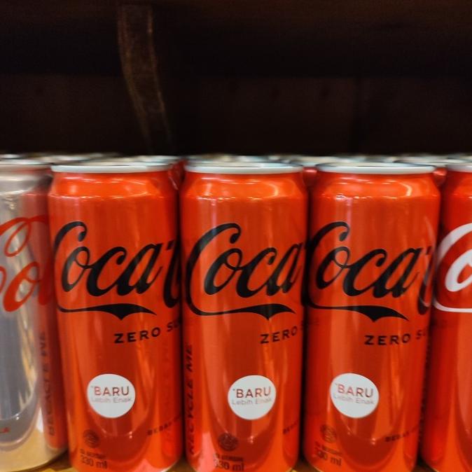 

#@#@#@#@] COCA-COLA ZERO SUGAR 330 ML CAN 1 karton 24 kaleng