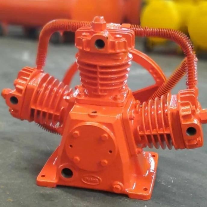 *:*:*:*:*] Bare Kepala Kompresor 2 Hp 3 Piston Shark / Fetch Bare Compressor
