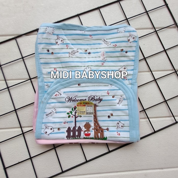 12 Pcs Popok Kain Tali Jumbo Motif Saffenda Baby SNI