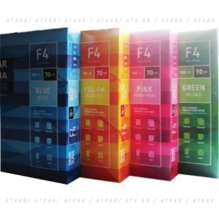 

Kertas HVS Warna Sinar Dunia SIDU F4 70 Gram TERMURAH