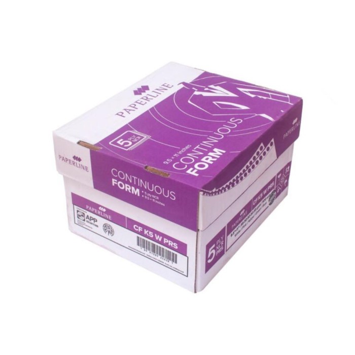 

Paperline PPL Continous Continuous Form 5 PLY CF K5 W PRS PROMO
