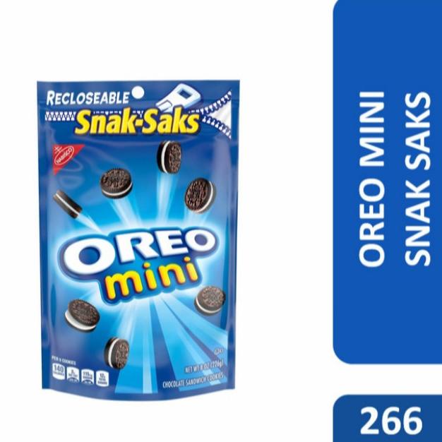 

Silahkan Order] OREO MINI SNAK SAKS Oreo mini import 266 gr