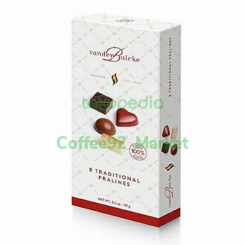 

+++++] VANDEN BULCKE 8 TRADITIONAL PRALINES 3.6oz 70GR -COKELAT IMPORT