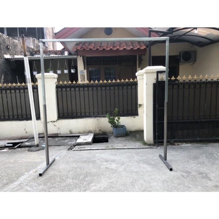Tiang Backdrop / Tiang Dekorasi / Tiang Gawang Besi 4X4