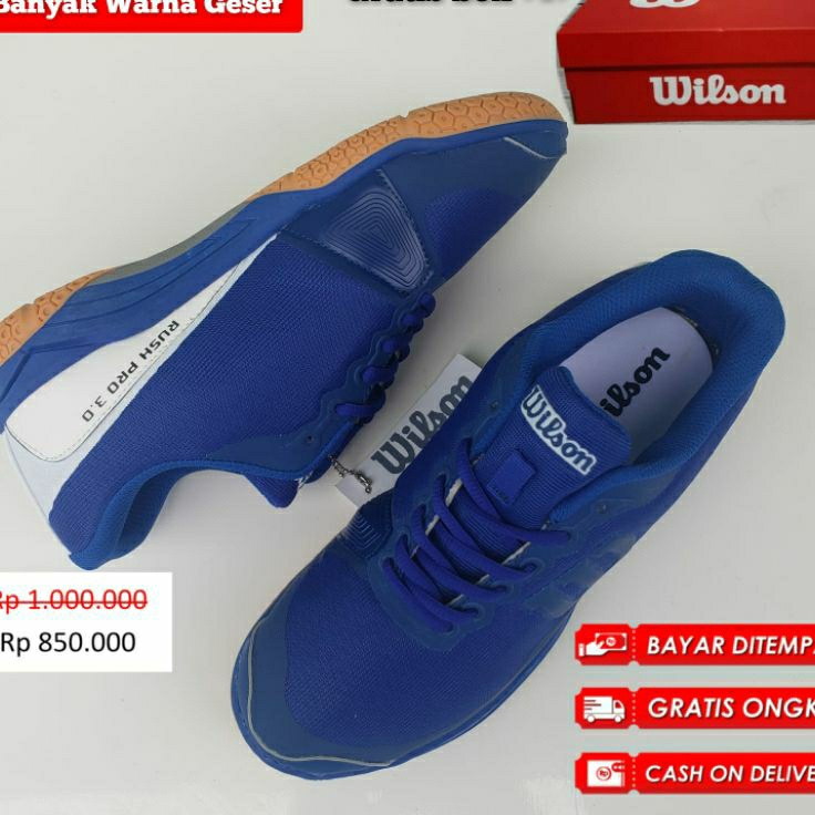 ✈Mpn Sepatu Tenis Wilson Sepatu Olahraga Tenis Wilson Sepatu Wilson Rush Pro 3.0 Original h Paling D
