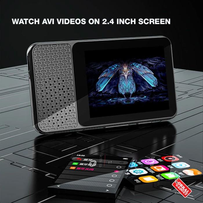 Ruizu M18 Mp3 Mp4 Audio Player Bluetooth Hq Sq Flac Fm Radio Portable