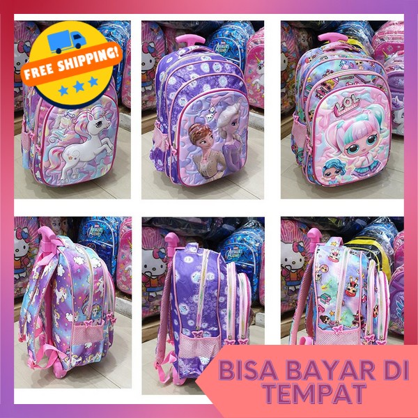 Smiggle Bag Child Smuggle Terbaru Tas Troli Anak Perempuan Paud Tas Punggung Ransel Trolly Tk Sd Ts 