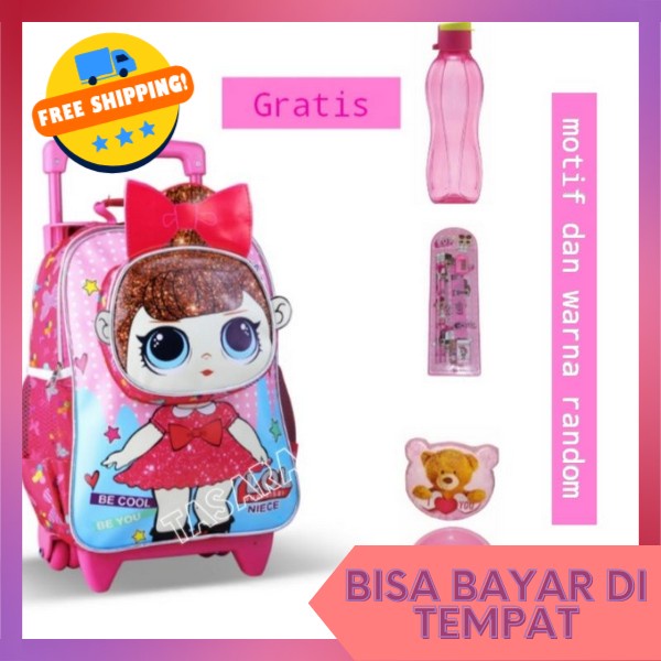 Smiggle Bag Child Smuggle Terbaru Ts Trolly Anak-Anak Tk Karakter Ts Sekolah Anak Perempuan Lucu Tas