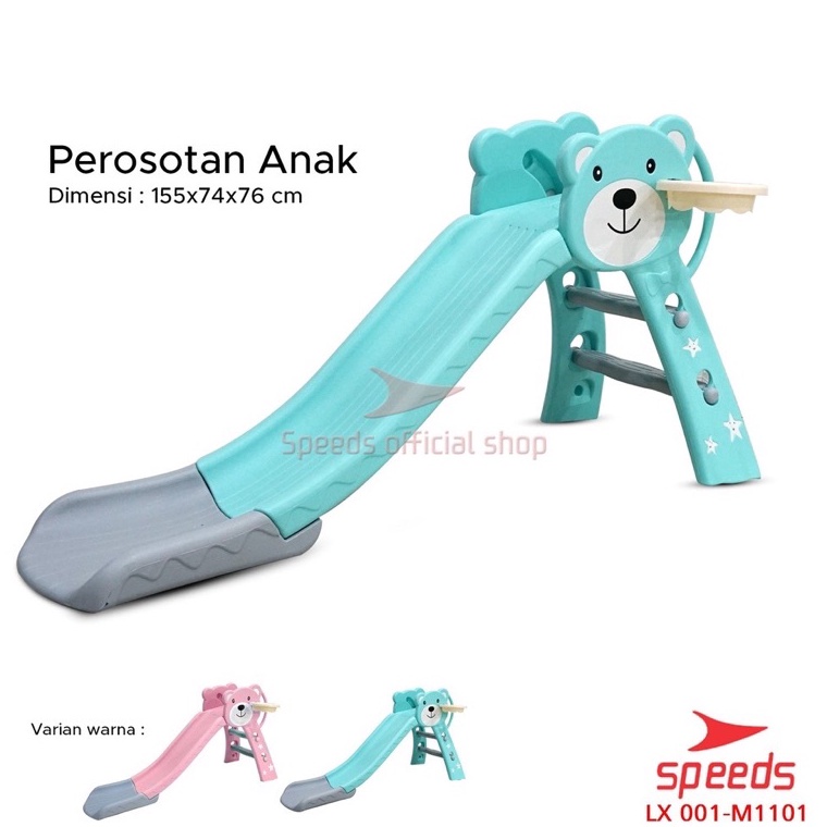 TREND TERBARU SPEEDS Mainan Perosotan Anak Prosotan Seluncuran Anak FREE Ring Playground Import Mura