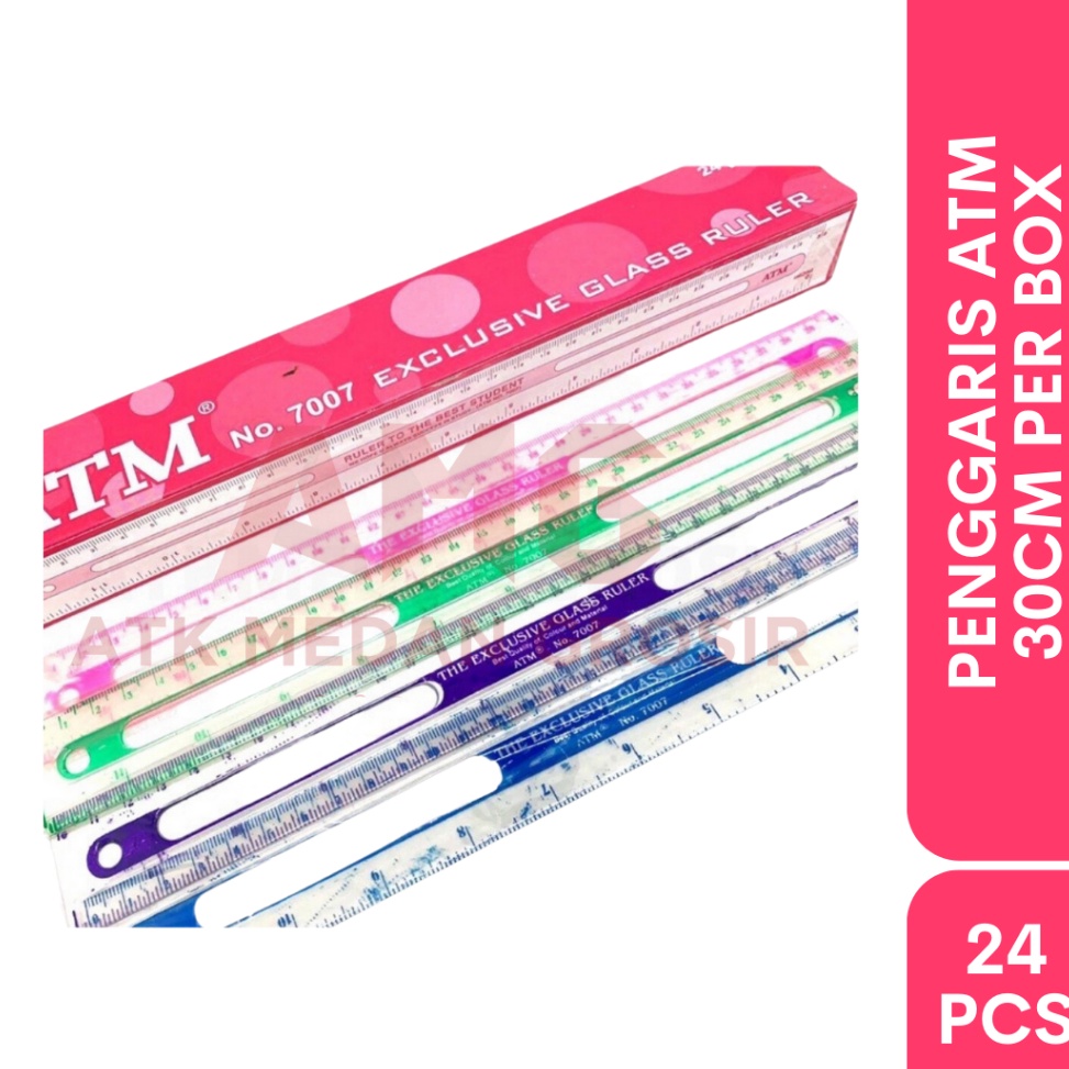 

E083 PENGGARIS MURAH ATM 30CM PER BOX ISI 2 LUSIN 24PCS cvg8c