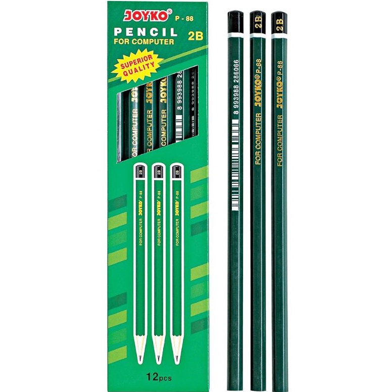 

TC40 Pensil 2B Hijau P-88 Joyko ( lusin ) hsbre