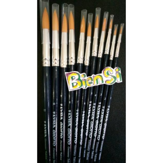 

➷ Lyra Giotto Brush Round No. R00-R12 / Kuas Lyra Giotto Runcing No. R00-R12 74