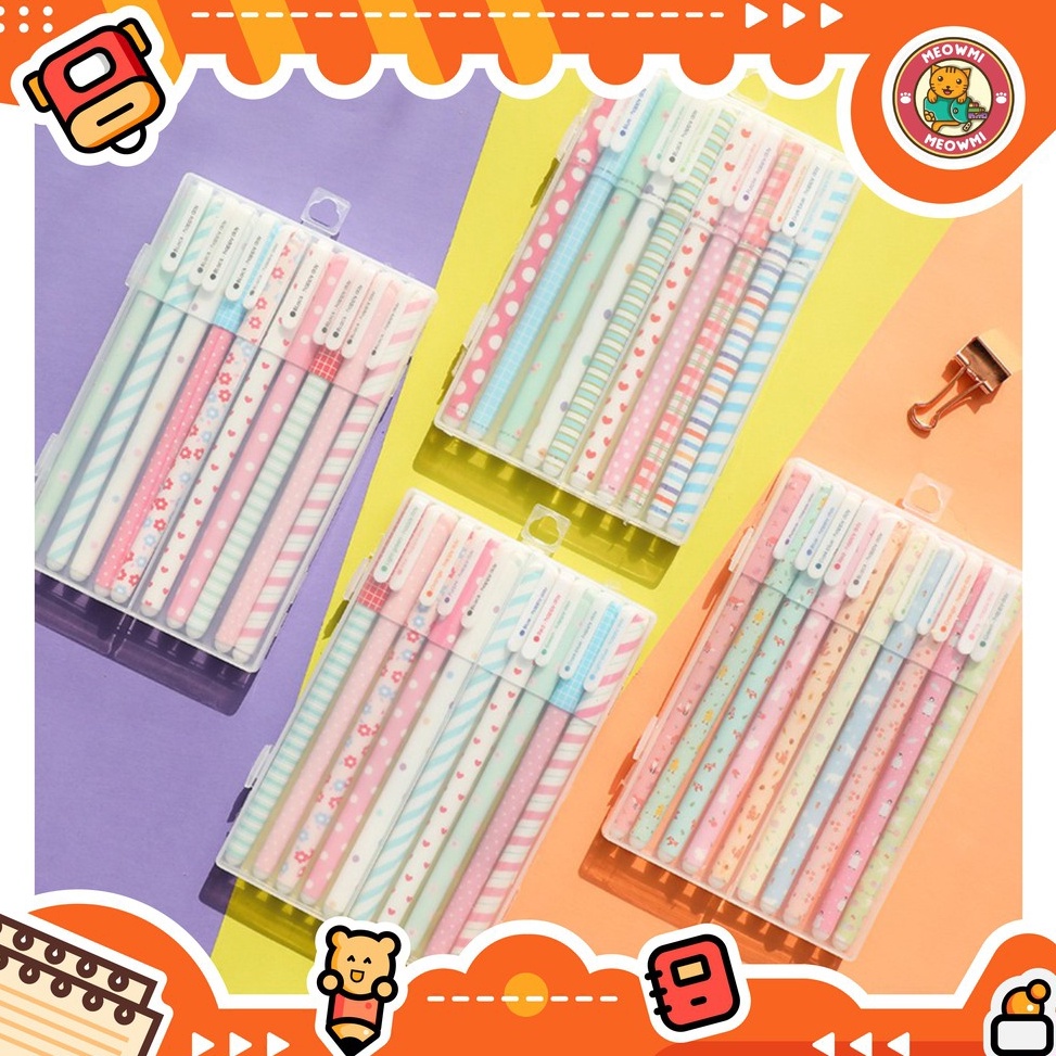 

10pcs Pulpen Warna Set Pena Gel Warna Pen Souvenir PN0061 49
