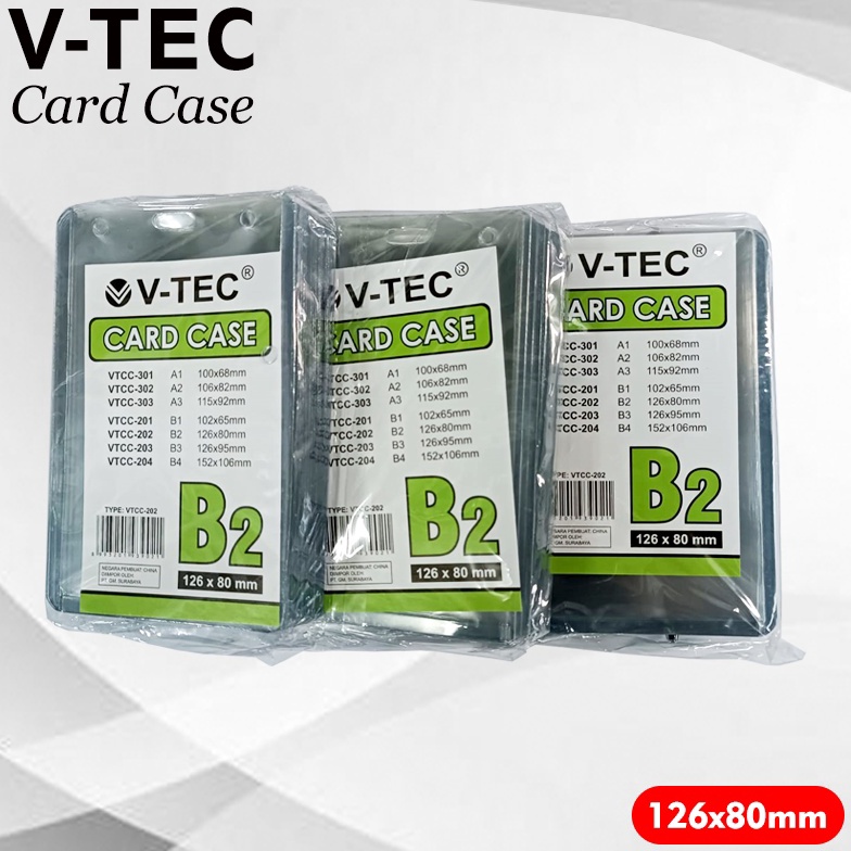 

YLJ Card Case B2 V-tec Name tag / plastik ID Card ( isi 20 pcs ) bq8kj