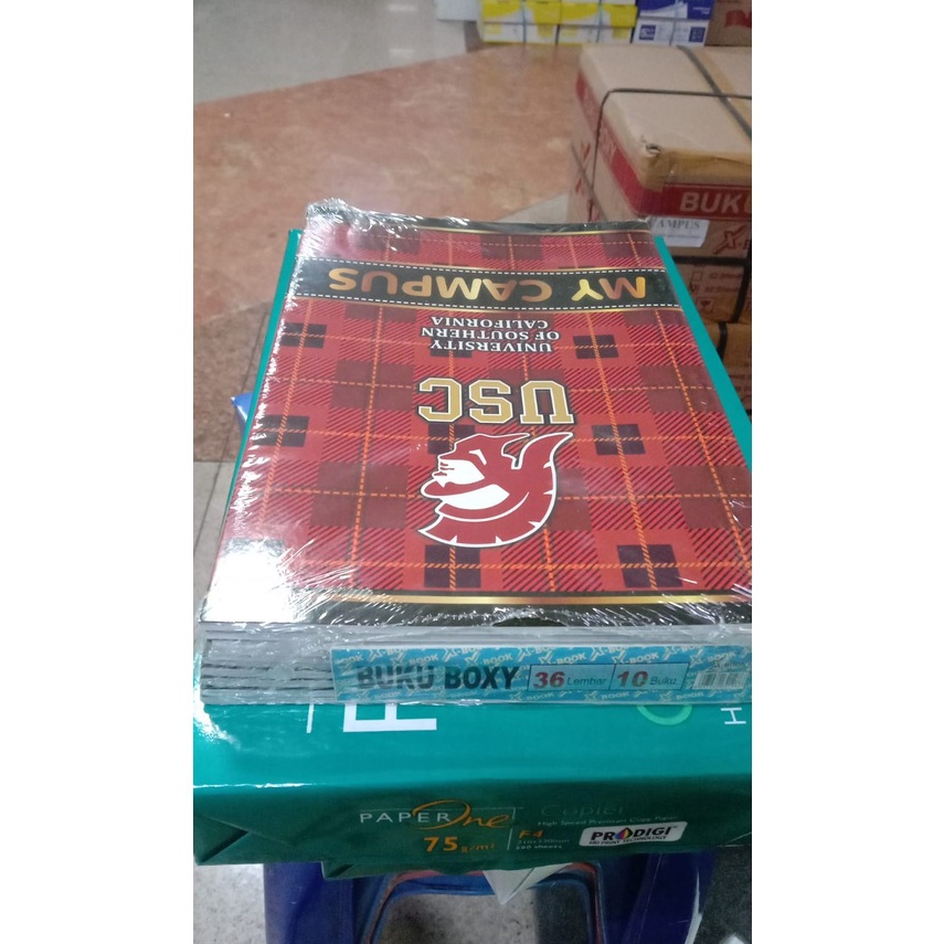 

[TS6] PROMO Buku Tulis Campus 36 lembar PANJANG X-BOX (per pack) 54