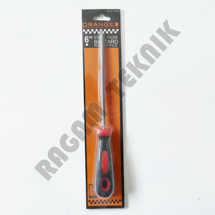 kikir gg fiber blister orange rata 6"
