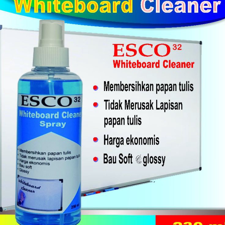 

kk★Buruan Beli❇ Whiteboard cleaner/ pembersih papan tulis whiteboard esco 230 ml C72