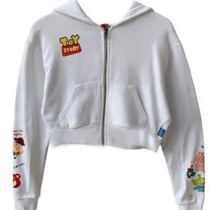 SAKU ZIPPER TOY JAKET HOODIE RESLETING CROP WANITA (IC)
