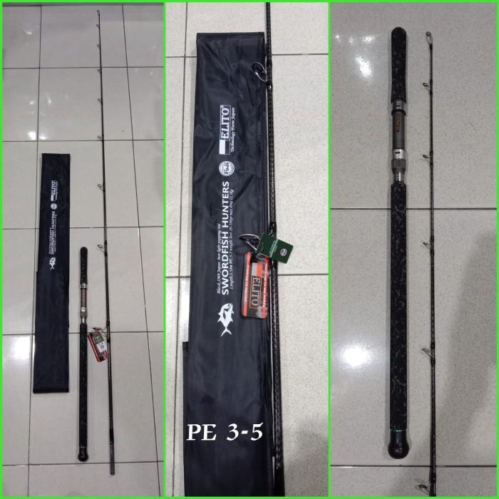 Joran Popping Elito Swordfish Hunters 2.58M Ring Guide Fuji Alconite