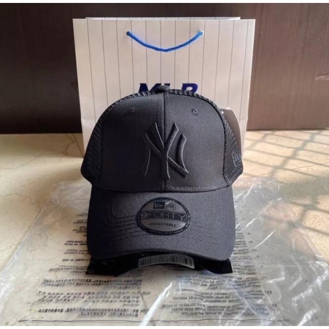 Topi Baseball Mlb Ny trucker Original Full Black