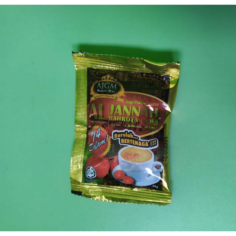 

Kopi mahkotadewa Al Jannah 1 sachet