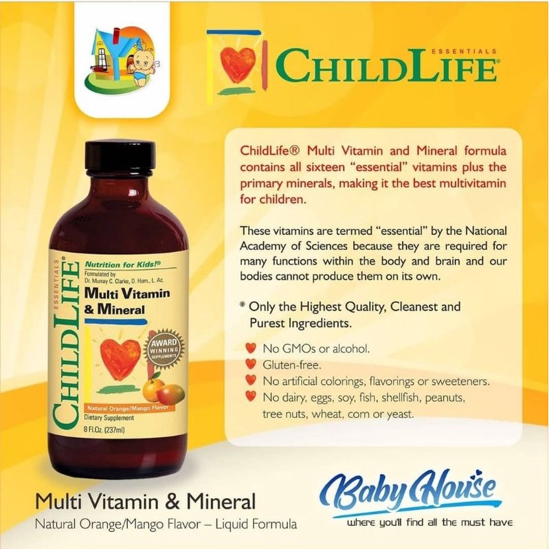 Childlife Multivitamin dan Mineral - Vitamin Lengkap Anak