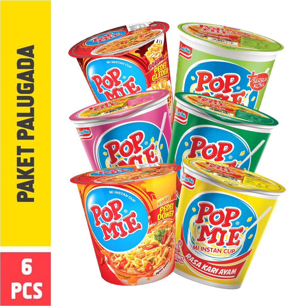 

FNVK0697 Pop Mie Paket PaLuGaDa 6pcs 450gr