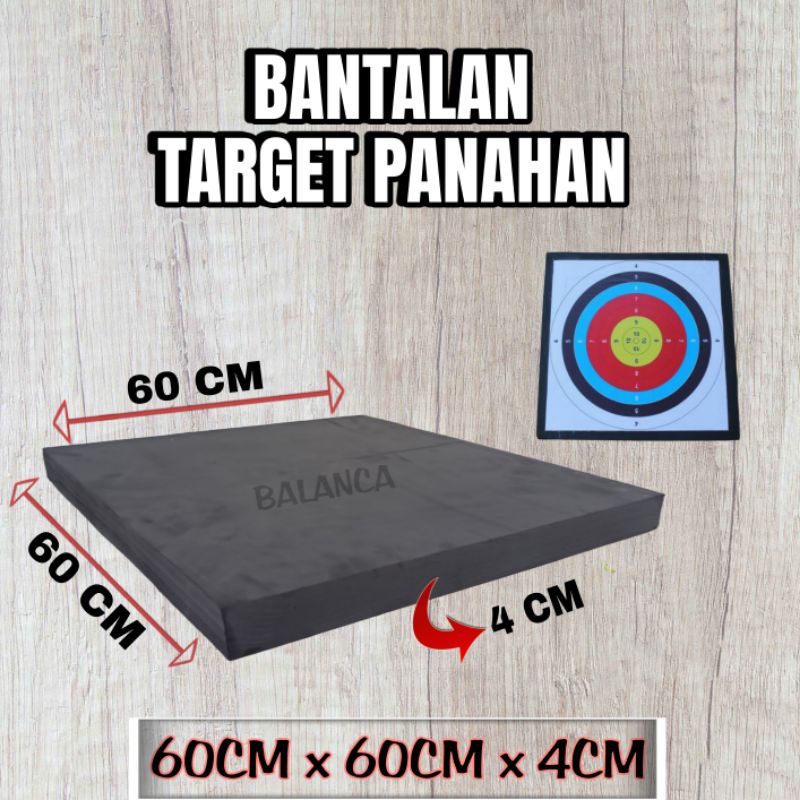 Bantalan Target Panahan Busa Ati Eva Foam 60CM x 60CM x 4CM