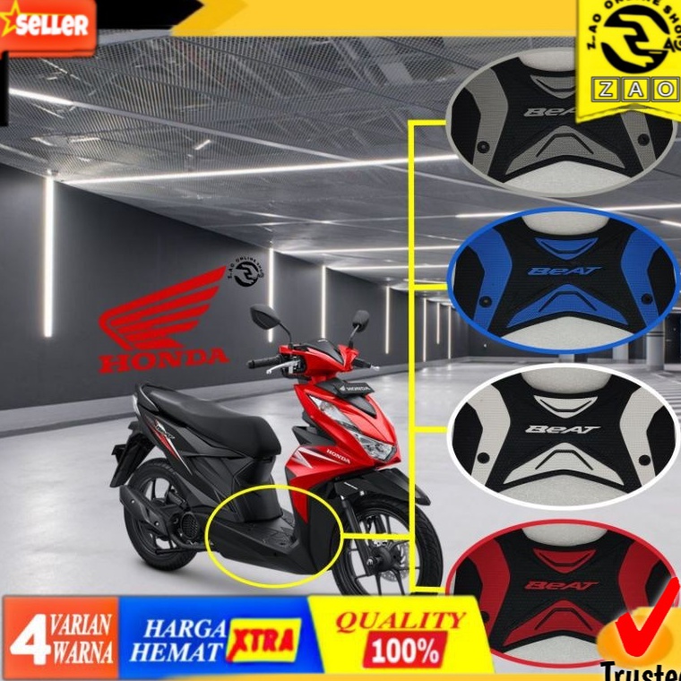 ✬FYJ BEAT || Karpet karet stepfloor alas kaki pijakan motor BeAT 2020 - 2021 Street Deluxe cbs iss B