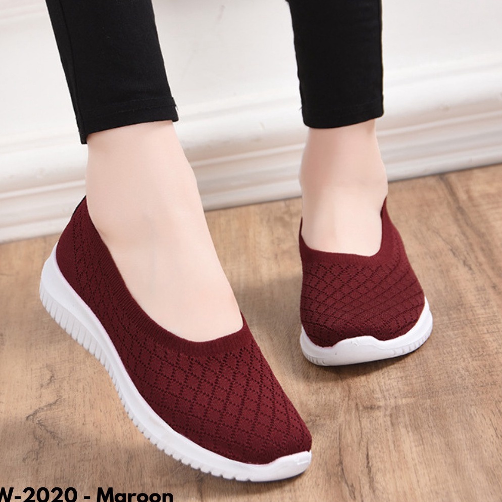 Menarik.. SEPATU FLATSHOES WANITA SUPER SIMPLE KEREN NYAMAN DAN ELASTIS IMPORT W2020