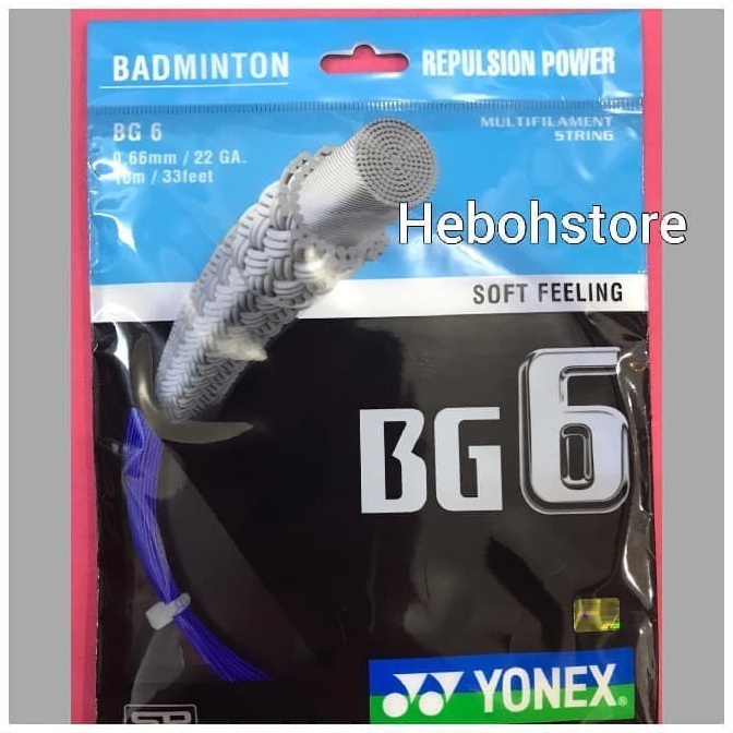 Hanya untuk anda6c6Bq SENAR RAKET BADMINTON YONEX BG 6 ORIGINAL