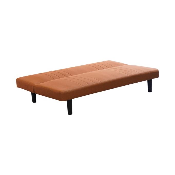 Selma Sofa Bed Fabric - Cokelat