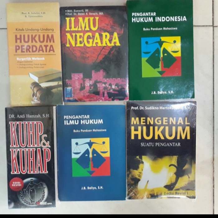 FLASH SALE PAKET BUKU HUKUM KUHP,KUHAPER,PHI,PIH,ILMU NEGARA TERBARU