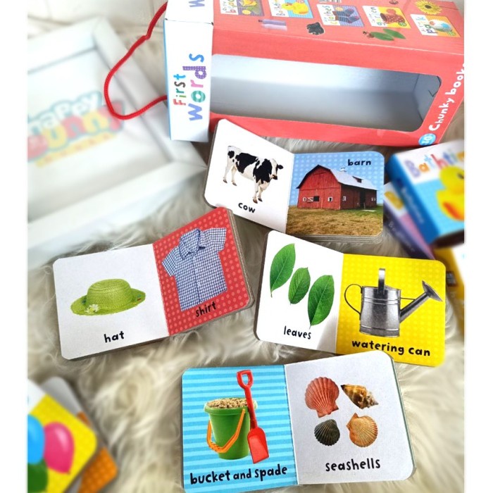 DISKON SPESIAL BARANGBARU TOWER BOARD BOOKS SET FIRST LEARNING / ANIMALS / FIRST TERLARIS
