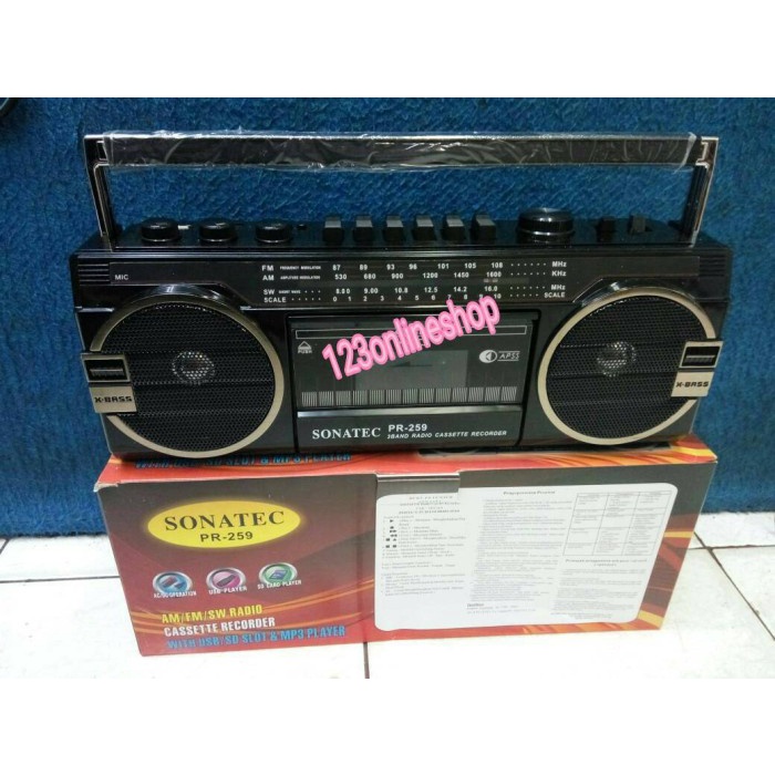 Mini Compo Sonatec Kaset Usb Sd Radio 3 Band